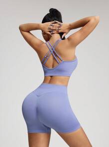 Innovista Seamless Workout Sets Sports High Support Quick Dry Daily Athleisure Yoga HIIT Training Office To Gym Tights Activewear Fall Clothes Bra UV Protection Legging Pants Comfort Movement Functional Mesh Breathable Tummy Control Compression Figure-Flattering Cardio Running Outdoor Exercise Healthy TT Viral IG Reel Ready FYP INSTA OOTD Purple Working Mom Fitness Utilitarian Chic, Ultra Seamless, Pastel Colors