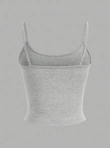 Comfortcana 4 pièces Ensemble short en tricot et camisole grande taille - Multicolore - Voir 6