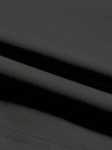 Manfinity Dauomo Camisetas sin mangas de cuello redondo casuales y versátiles para hombres - Negro - Ver 5