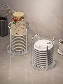 SHEIN 1 pezzo Portabicchiere monouso in acrilico, elegante e di lusso, portabicchieri per caffè, adatto per cucina, ristorante, casa, caffetteria, ufficio e hotel, ideale per conservare ordinatamente i bicchieri di carta - Multicolore - Visualizzare 9