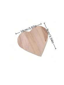 1PC Heart Shaped Wooden Jewelry Storage Box Organizer With Felt Lining Travel Portable Keepsake Gift Case For Rings Earrings Mothers Day Present Cosmetic Makeup Organizer Desk Decor