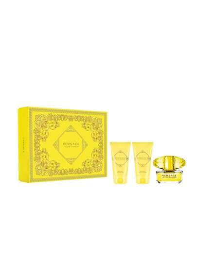 Versace Yellow Diamond Eau De Toilette 50 Ml Gift Set