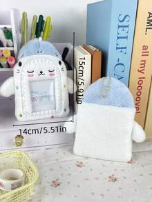 SHEIN 1 chiếc [Hộp đựng thẻ dễ thương] Biểu cảm ngộ nghĩnh + Thiết kế tiện dụng! Phụ kiện đa năng cho học sinh, dùng để đựng thẻ xe buýt/thẻ ra vào, quà tặng sưu tầm hoàn hảo cho học sinh dùng hàng ngày! Đồ dùng học tập - Nhiều màu - Xem 15