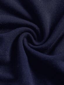 Tween Girl Casual Streetwear Summer Outfit Split Thigh Black Tube Snug Fit Dress, Matching Family Set Strapless Dress Teen Girls Tube Top Dress Navy Blue Dress Tween Girl Midi Dress Girls Midi Dress - Navy Blue - View 4