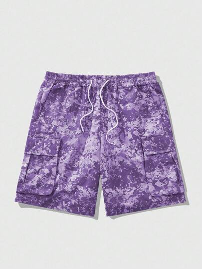 Street Life Men's Camouflage Adventure Travel Vacation Shorts, Gift For Husband, Boyfriend