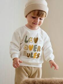 Cozy Pixies 2pcs Baby Boy Letter Graphic Knitted Soft Crew Neck Long Sleeve Hoodie And Drawstring Waist Ankle Length Pants Set Baby Casual Sets Cute Toddler Sets Neutral Baby Clothes Baby Set Autumn Winter Season Neutral Gender Baby Clothes Mocha Baby Clothes Neutral Baby Clothes Unisex Infant Boy Clothes Long Sleeve Baby Boy Pajama Bamboo Baby Boy Clothes Long Sleeve Fall - Multicolor - View 4