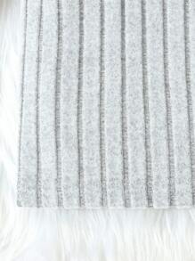 Elladie kids Young Girl Soft Round Neck Long Sleeve Patchwork Long Dress With Cap In Autumn - Multicolor - View 6