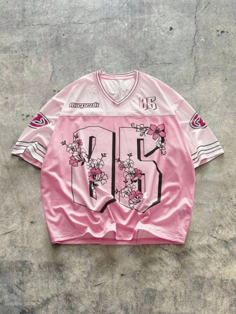 AXEPEAK Men's Knitted Casual Loose Fit Short Sleeve T-Shirt, Fashionable & Everyday Wear, 2000s Style