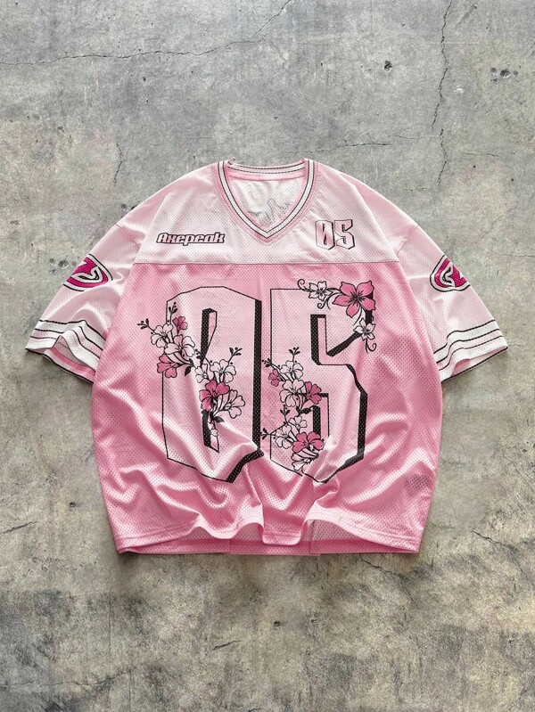 AXEPEAK Men's Knitted Casual Loose Fit Short Sleeve T-Shirt, Fashionable & Everyday Wear, 2000s Style