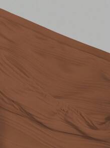 2 件套青少年女孩海滩度假日常法式甜美修身抹胸和高腰荷叶边迷你裙，针织面料吊带背心 - 棕色 - 查看 7