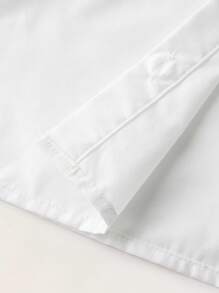 Maija Kids Maija Kids 白色休闲女童衬衫，常规版型，彼得潘领设计。女童白色衬衫，女童长袖衬衫，少女白色衬衫，女童荷叶边领衬衫，女童翻领衬衫，白色荷叶边领衬衫，白色衬衫，白色荷叶边领衬衫，女童长袖白色衬衫，白色衬衫，白色纽扣衬衫，秋冬季 - 白色 - 查看 7