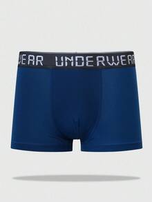 Manfinity Underwear&Sleepwear Basics 5PCS Soft Tween Boys' Letter Waistband Casual Boxer Briefs - Multicolor - View 3