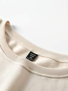 EMERY ROSE Sudadera con diseño retro de fantasma leyendo, sudadera de Halloween para maestros, sudadera de otoño e invierno con temática de libros y Halloween - Albaricoque - Ver 5