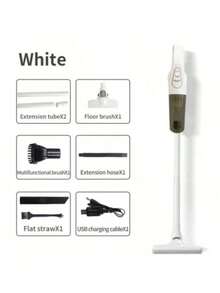 SHEIN Basic living 无绳吸尘器，家用和车用无绳吸尘器，手持式轻便无尘袋吸尘器，适用于快速清洁地毯和地板、宠物毛发和硬地板，是保持家居清洁整洁的必备品，适合作为情人节礼物送给男士和女士