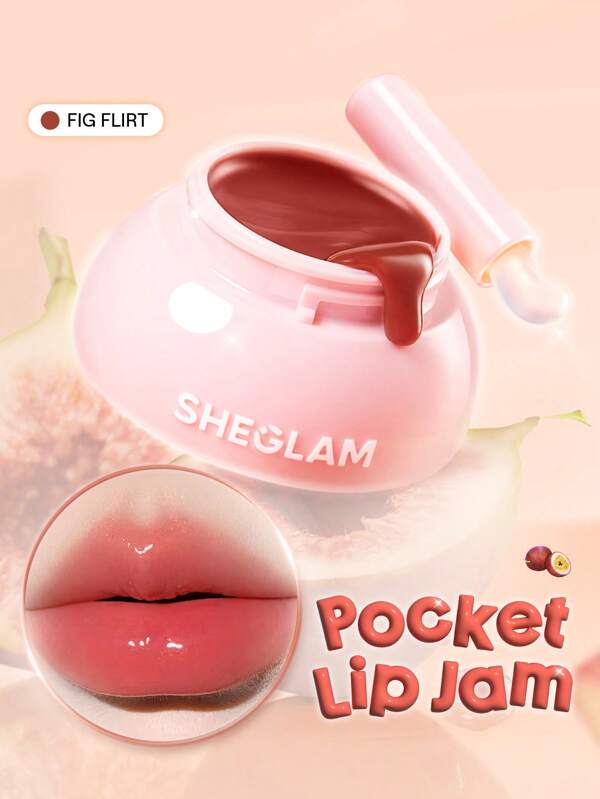 SHEGLAM Hydra Jelly Pocket بلسم شفاه-Fig Flirt حفل التخرج عيد ميلاد عطلة صيف خريف واي تو كيه أنيق أزياء نساء علامة تجارية مكياج مستحضرات تجميل الجمال حفلة شاطئ بحر سفر تخييم في الهواء الطلق مدرسة حرم جامعي رحلة مهرجانات ديكور هدية هدية وردة فتاة تنكر أفضل لون سحر أجواء