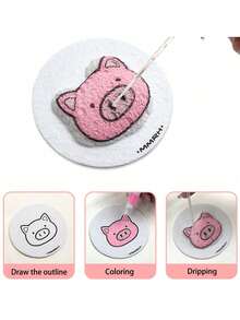 SHEIN 10/20/30 pezzi di pannelli in schiuma rotonda 3D, arte di carta per attività fai-da-te e progetti creativi - scelta regalo ideale, scuola, ufficio, interazione familiare e connessione emotiva, creativo fatto a mano