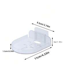 1/2PCS 多功能壁挂支架，可调节，适用于摄像头、显示器、电视和智能家居配件。它非常适合办公室、客厅和卧室，具有通用安装、耐用和节省空间的设计。 - 無色 - 查看 3