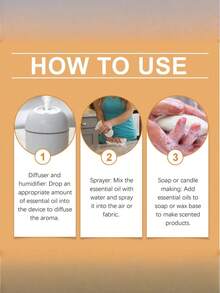 SHEIN 6pcs Essential Oil, Long-Lasting Warm Fragrance Soft Fragrance Indoor Warm Atmosphere Aromatherapy Essential Oil - Multicolor - View 4