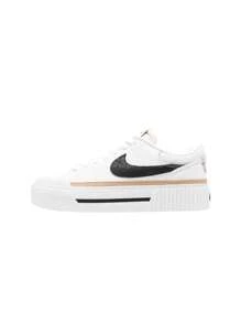 Nike Court Legacy Lift - Sneakers - 白色和黑色 - 查看 4