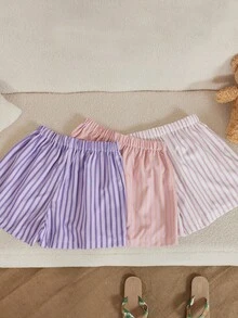 Airaco Women's Casual Loose Elastic Waist Shorts - Multicolor - View 2