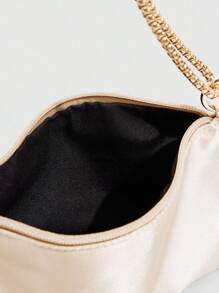 CUCCOO SZL Lightweight,Business Casual Rhinestone Decor Bucket Bag Mini Drawstring Design, Clear Bag Faux Pearl Bag Evening Bag,Dinner Bag Glamorous,Elegant,Exquisite,Quiet Luxury Rhinestone For Party Girl,Woman,Bride Perfect For Party,Dinner/Banquetchristmas Party Dress, Perfectly Matching With Bridal Party, Best Choice Elegant Bag For Bridal Shower - Champagne - View 8