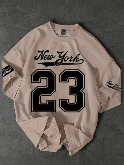 PAVTROS 修身男士圆领短袖T恤，夏季时尚