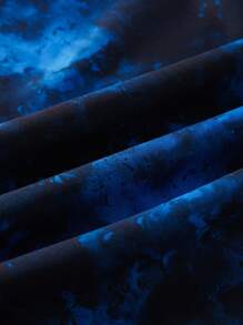 GODZILLAxKONG X SHEIN Sweat-shirt-shirt ample en tricot lâche avec col ras du cou, motif graphique de gorille tie-dye, style sportif décontracté de rue pour garçon préadolescent - Multicolore - Voir 4