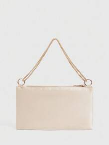 CUCCOO SZL Lightweight,Business Casual Rhinestone Decor Bucket Bag Mini Drawstring Design, Clear Bag Faux Pearl Bag Evening Bag,Dinner Bag Glamorous,Elegant,Exquisite,Quiet Luxury Rhinestone For Party Girl,Woman,Bride Perfect For Party,Dinner/Banquetchristmas Party Dress, Perfectly Matching With Bridal Party, Best Choice Elegant Bag For Bridal Shower - Champagne - View 5