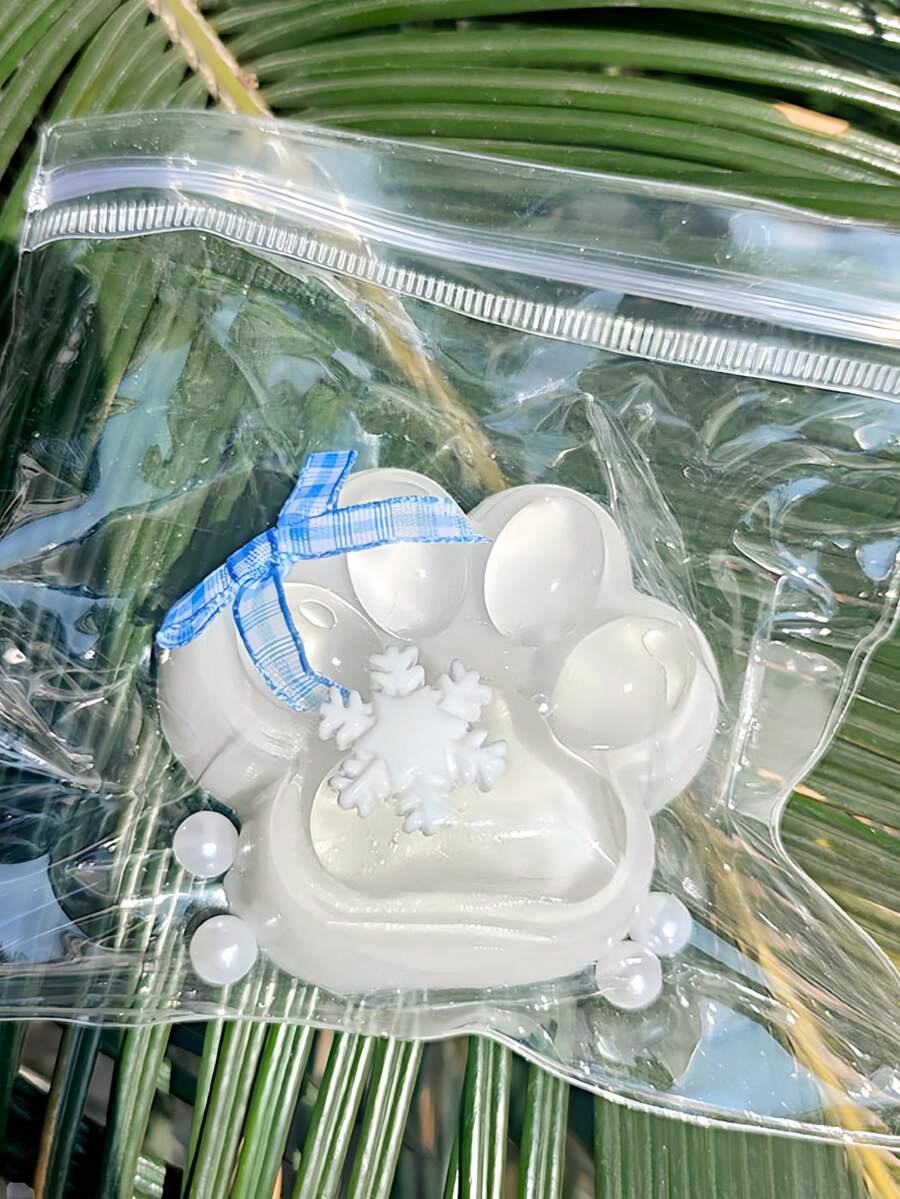 MINKOJA 1 Đồ chơi bóp hình bàn chân mèo lớn bằng silicon thủ công, cỡ X-size 5 inch, giúp giảm căng thẳng, đồ chơi để bàn cho người lớn, thích hợp làm quà tặng thư giãn tại nhà, văn phòng, Ngày của Mẹ, tốt nghiệp, giảm lo âu, đồ chơi cảm giác, đồ trang trí hình động vật dễ thương. - trắng - Xem 1