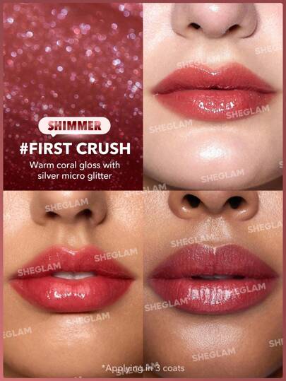 Pout-Perfect Shimmer Lip Plumper-First Crush Brillo Labial SóLido Hidratante Y Voluminizador Suero Voluminizador De Labios Nutritivo Y Antiadherente LáPiz Labial Con Aceite De Coco CosméTicos Para Labios GraduacióN CumpleañOs Vacaciones Verano OtoñO Y2K Elegante Moda Mujeres NiñAs Maquillaje CosméTico Belleza Fiesta Playa Viaje Camping Aire Libre Escuela Campus ExcursióN Festivales DecoracióN Regalo Presente Rosa Chica Cosplay Mejor Color Encanto Vibra