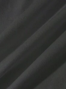 INAWLY Solva Loose Fit Face Print Short Sleeve T-Shirt, Suitable For Everyday Wear - Dark Grey - View 4