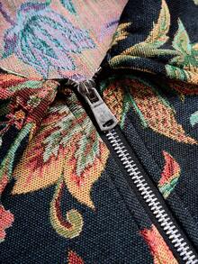 Manfinity Hypemode Herren Jacquard gewebte Kurzarm Strickjacken-Hemd - Schwarz - Übersicht 5