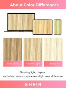 Seamless Clip Ins 7 PIEZAS Extensiones de cabello humano sin costuras de PU 100% cabello humano real de 14-22 pulgadas, color rubio balayage ombre, con piel de trama, extensiones de cabello Remy con clip, 110G - S16/613 - Ver 8