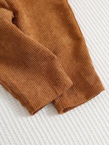 SHEIN 2 pièces Ensemble veste à carreaux et pantalon décontracté à taille élastique pour bébé garçon/fille, tenue polyvalente pour l'automne et l'hiver - Multicolore - Voir 8