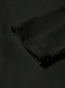 Manfinity Homme 男士万圣节南瓜脸印花圆领长袖 T 恤，秋季男士万圣节衬衫，不给糖就捣蛋衬衫，杰克 O 灯衬衫，万圣节角色扮演派对装 - 彩色 - 查看 6