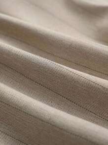 Franclia Summer Casual Commuter Solid Color Short Sleeve Top And Striped Wide Leg Pants Set Clothes For University - Black - View 5