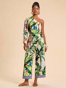 Travachic 女士热带印花度假连体裤 - 彩色 - 查看 5