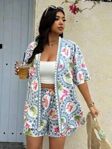 Breezaya 女士和服套装，适合夏季的时尚