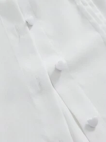 ROMWE EDITION Hime Gyaru Cute Sweet Off-Shoulder Plus Size Blouse - White - View 5