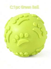 SHEIN 1件/3件宠物爪形乳胶咀嚼球玩具，带声音，适合狗狗 - 彩色 - 查看 5