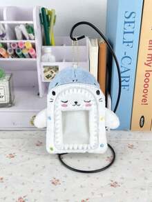 SHEIN 1 chiếc [Hộp đựng thẻ dễ thương] Biểu cảm ngộ nghĩnh + Thiết kế tiện dụng! Phụ kiện đa năng cho học sinh, dùng để đựng thẻ xe buýt/thẻ ra vào, quà tặng sưu tầm hoàn hảo cho học sinh dùng hàng ngày! Đồ dùng học tập - Nhiều màu - Xem 8
