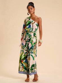 Travachic 女士热带印花度假连体裤 - 彩色 - 查看 4