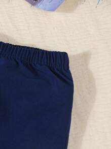 2 件套男婴优雅正式西装套装，拼色翻领仿口袋夹克和松紧腰裤，不含衬衫，不含蝴蝶结，适合 6 个月至 3 岁儿童，适合婚礼、表演、派对、生日、圣诞节、毕业典礼的正式服装 - 彩色 - 查看 7