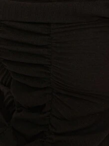 Nöista 露肩上衣，配有可调节金属扣肩带，正面有褶饰 - 藍色 - 查看 6