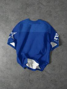 SHEIN 青少年男孩休闲简约短袖圆领 T 恤，适合夏季 - 彩色 - 查看 4