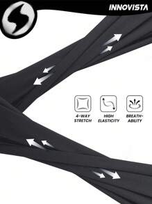 Innovista Luxuriöse Damen Sportsets in natürlichen Farbtönen mit Farbblöcken, raffiniertes Design, Trainingskleidung, atmungsaktiver aktiver Crop-Top-BH mit Leggings, Handytasche, zweiteiligeMetallicausführung für tägliches Yoga, Radfahren, HIIT, Büro bis Gericht, Brunch bis Fitnessstudio, Funktion Athleisure den ganzen Tag, dehnbar, Aktivkleidung für Herbst, Komfort, Bewegung, Mesh, atmungsaktiv, Ausschnitt, Cardio, Laufen, Cross-Fit, Outdoor-Übungen, gesund, utilitaristisch, chic, Riemendesign - Schwarz und Weiss - Übersicht 8