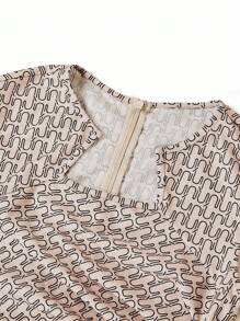 Ellevyn Đầm ôm body in họa tiết toàn thân thời trang mùa hè cho nữ - Nhiều màu - Xem 4