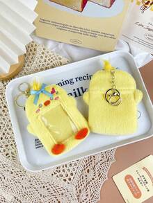 SHEIN 1 chiếc [Hộp đựng thẻ dễ thương] Biểu cảm ngộ nghĩnh + Thiết kế tiện dụng! Phụ kiện đa năng cho học sinh, dùng để đựng thẻ xe buýt/thẻ ra vào, quà tặng sưu tầm hoàn hảo cho học sinh dùng hàng ngày! Đồ dùng học tập - Nhiều màu - Xem 6