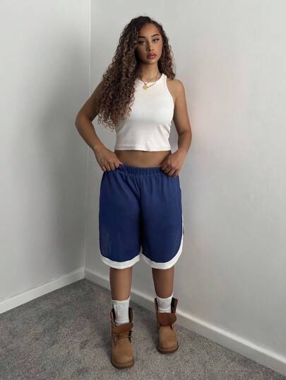 StreetHx Women's Casual Loose Mesh Shorts, Versatile For Outdoor Summer