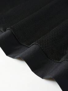 Manfinity Homme Chaqueta con capucha de unicolor casual para hombres, cortavientos negro para exteriores, otoño